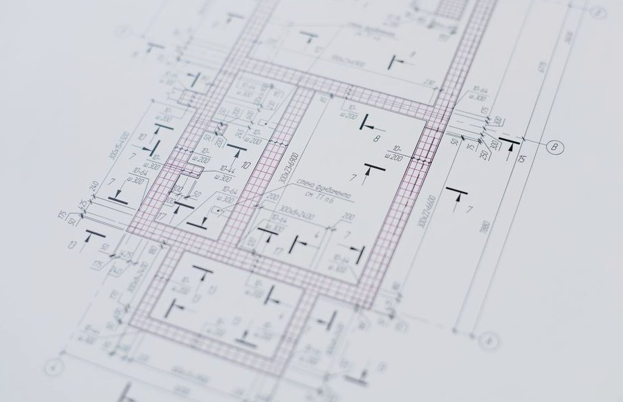 Load bearing wall removal plans, example photo